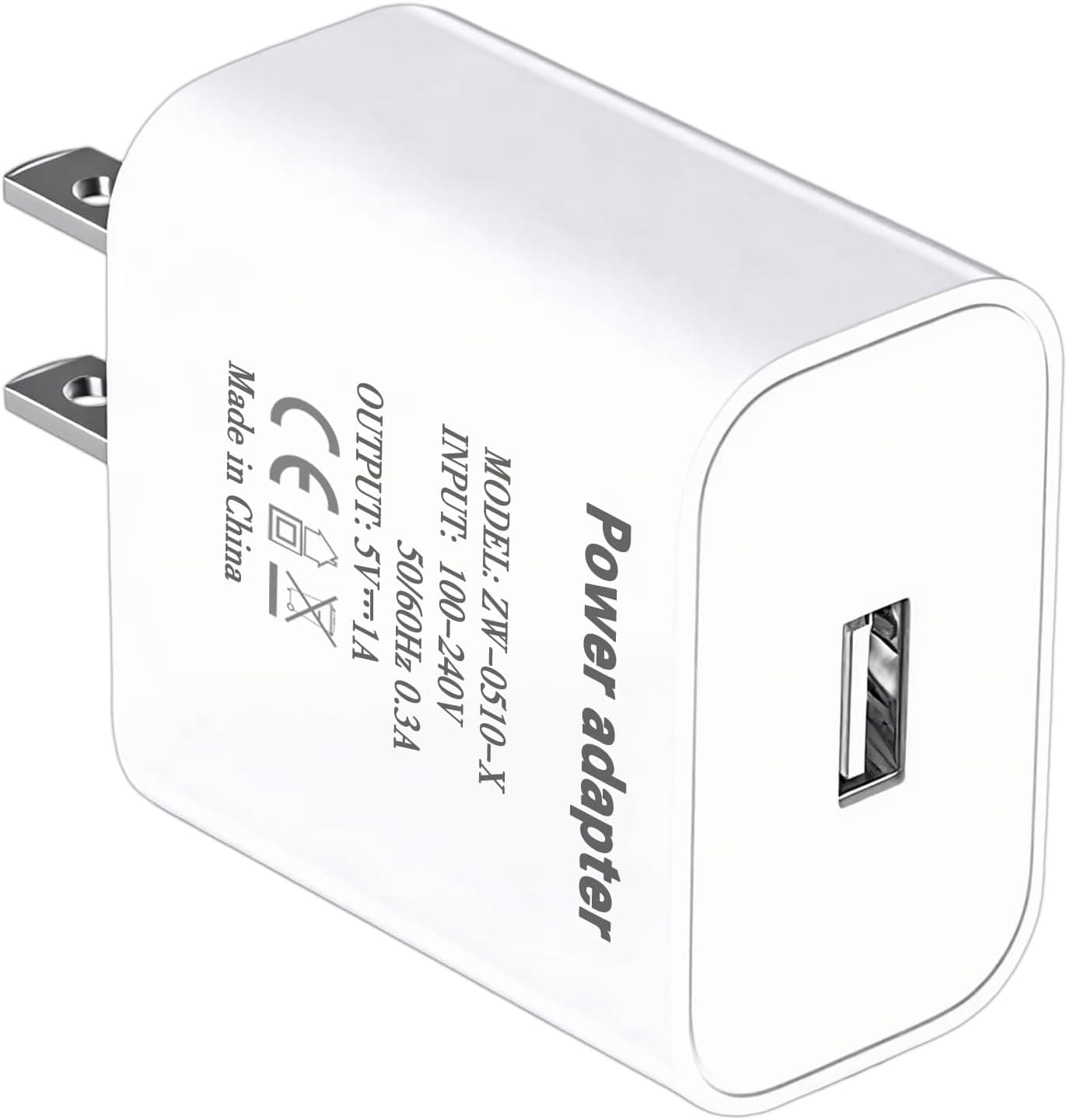 TBQBCYO white 5V 1A USB wall charger charging block