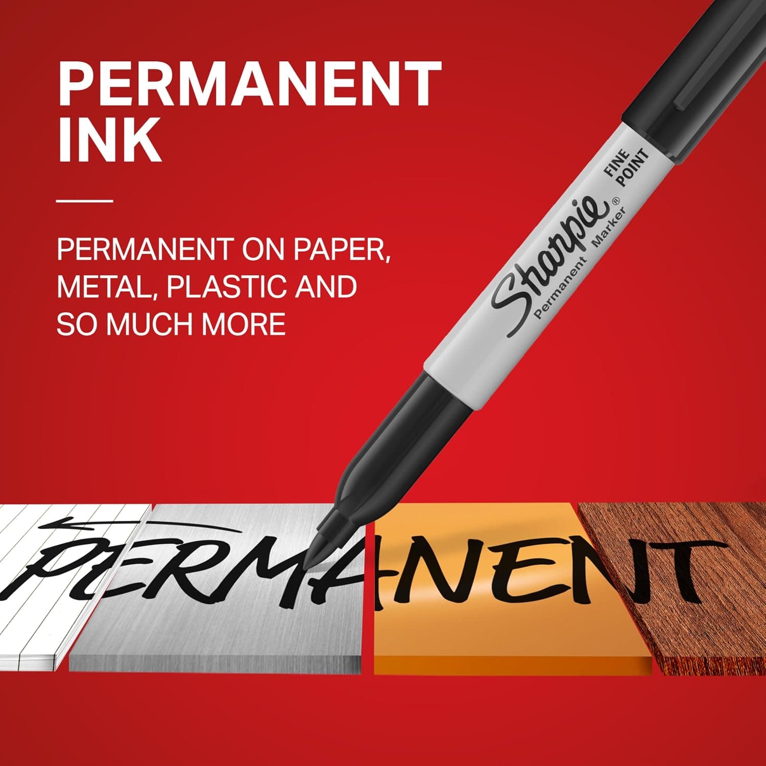 Sharpie fine tip black permanent markers 12 count pack